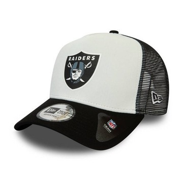 Czapka New Era NFL Raiders Trucker biała czarna