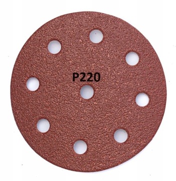 Krążek ścierny papier 125mm 9 otworów FESTO P220 SAIT AR-C