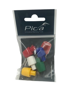 PICA 55801 Zestaw 5 kolorowych nakładek na ołówek