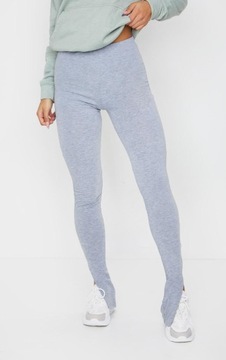 PRETTYLITTLETHING 56Y SZARE LEGGINSY DAMSKIE R. L