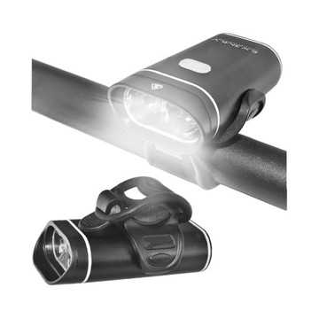 LAMPKA ROWEROWA PRZEDNIA LAMPA DO ROWERU PRZÓD USB LED EX3MLY WYSOKA MOC