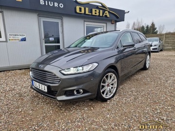 Ford Mondeo V Kombi 1.5 EcoBoost 160KM 2018 Ford Mondeo Titanium 90 tys km przebiegu Led 1.5 Benzyna 160KM