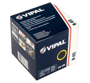 Заплаты для ремонта внутренней трубки 50мм R02 Vipal 40шт.