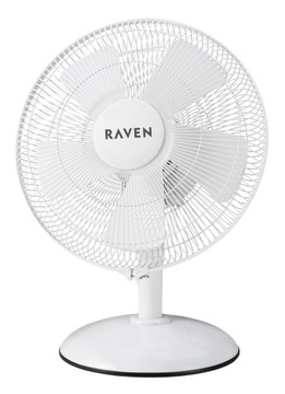 Wentylator stołowy RAVEN biały