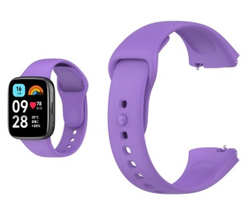 Pasek do Xiaomi Redmi Watch 3 ACTIVE FIOLETOWY