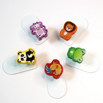 ДЕРЕВЯННЫЙ КАРТОННЫЙ КРЮЧОК ДЛЯ ДЕТЕЙ НАСТЕННАЯ ВЕШАЛКА