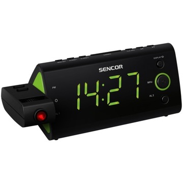 Radiobudzik Sencor SRC 330 GN Wyświetlacz LED