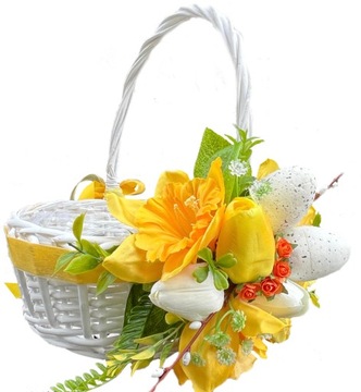 Пасхальная корзинка с САЛФЕТКОЙ украшение для корзины