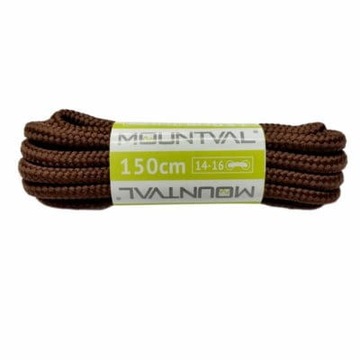 Sznurówki Trekkingowe 150 cm brązowe
