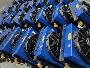 Охладитель гидравлического масла 140 л/мин, вентилятор переменного тока 230 В с термостатом