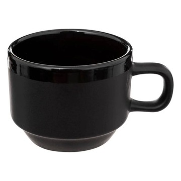FILIŻANKA CERAMICZNA 220 ml 4 filiżanki na stojaku