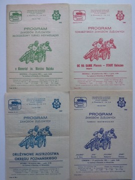 Спидвей КС Старт Гнезно 1982-1986, 8 программ