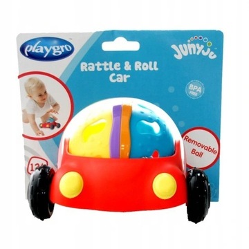 PLAYGRO ZABAWKA SAMOCHODZIK AUTO GRZECHOTKA