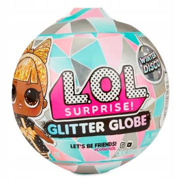 LOL SUPRISE GLITTER GLOBE LALKA DISCO KULA WINTER