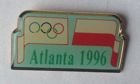 Odznaka olimpijska Atlanta 1996 - podłużna