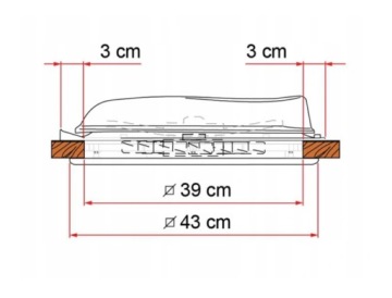 Мансардное окно FIAMMA VENT 40X40 белое для кемпера