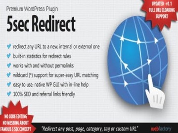 Wtyczka Addon 5Sec Redirect Wordpress Plugin