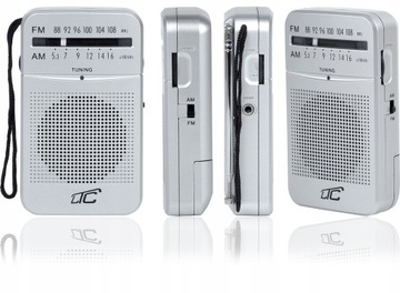 МИНИ FM РАДИО ПОРТАТИВНОЕ ТУРИСТИЧЕСКОЕ УДОБНОЕ КАРМАННОЕ РАДИО НА БАТАРЕЯХ