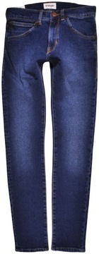 WRANGLER spodnie SKINNZ blue REGULAR jeans BRZSON _ W28 L34