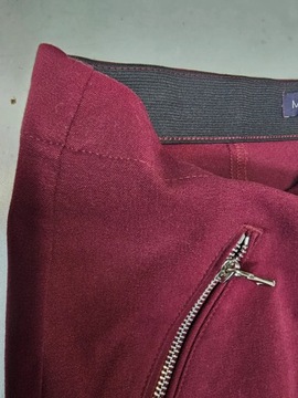 M&S spodnie burgundowe skinny jegging 40