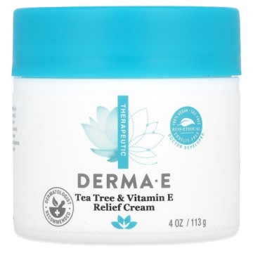 DERMA E, Крем з деревом чайним і вітаміном E, 113 г