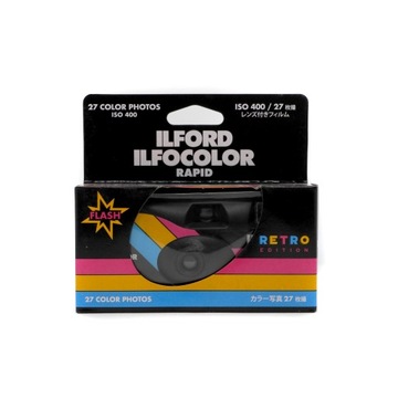 Aparat jednorazowy Ilford ILFOCOLOR Rapid Retro