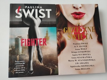 Zestaw PAULINA ŚWIST Paka x2 Grzeszne Święta Fighter kryminał sensacja thri