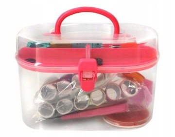 НАБОР ДЛЯ ПРИШИВАНИЯ НИТЬИ ИГЛЫ В КОРОБКЕ