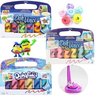 PLAY-DOH CIASTOLINA TUBKI VINCI ZESTAW 18 TUBEK