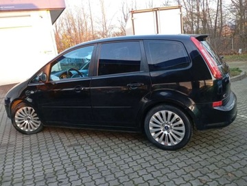 Ford C-MAX I 1.8 Duratec 125KM 2008 Ford C-MAX 1.8 PROSTA benzyna KLIMATRONIK kolor NAVI piekny czarny 1.8, zdjęcie 10