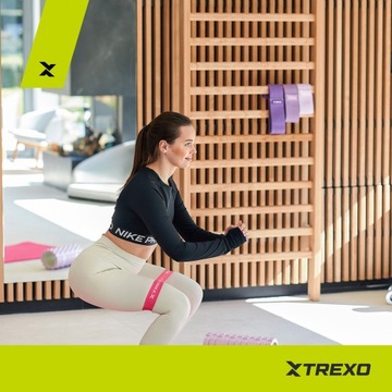 Набор лент для тренировок TREXO Mini Power Band, 5 шт. ФИТНЕС ДЛЯ ТРЕНИРОВОК