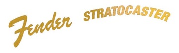 FENDER STRATOCASTER _ наклейка _ ЦВЕТА