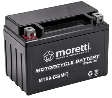 Akumulator Moretti AGM MTX9-BS YTX9-BS