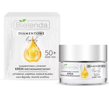 BIELENDA DIAMENTOWE LIPIDY KREM DZIEŃ/NOC 50+ 50ml