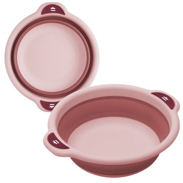 MISKA SKŁADANA SILIKONOWA POJEMNIK MISA UNIWERSALNA OKRĄGŁA 3L