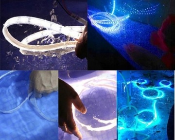 КОМПЛЕКТ водонепроницаемой светодиодной ленты RGBW IP68, пульт дистанционного управления, 5 м