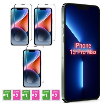 3x Szkło Hartowane do Iphone 13 Pro Max CAŁY EKRAN