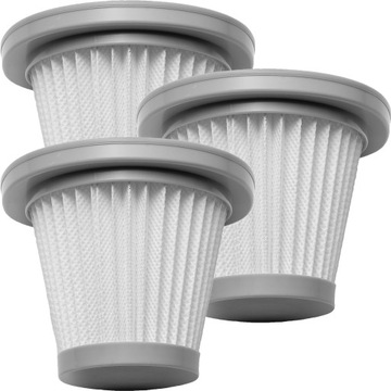 3x Filtr filtry do DEERMA DX118C DX128C zmywalny do odkurzaczy pionowych