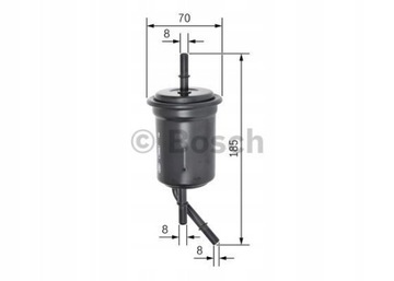 BOSCH FILTR PALIVA KIA PRIDE 1.3I 90-
