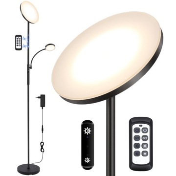 Inteligentna lampa podłogowa, lampa Submaster, możliwość ściemniania za pomocą pilota