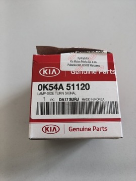ORIGINÁLNÍ KIA SMĚROVKA BOČNÍ 0K54A51120 CARNIVAL