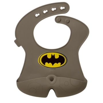 B.BOX Batman слинявчик силіконовий з відкритою кишенькою для дитини 1 шт.