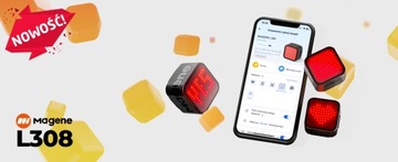 Magene L308 Expressive Bike Задний фонарь GIF EMOJI АНИМАЦИЯ Bluetooth