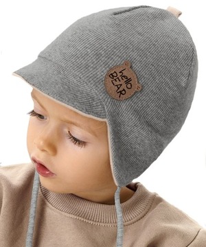CZAPKA WIĄZANA CHŁOPIĘCA WIOSENNA *kol* r.48-50 cm 1-2L