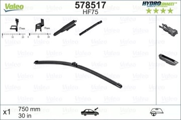 ПЕРЕДНИЙ СТИРАТЕЛЬ HYDROCONNECT 578517 VALEO