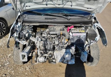 Mitsubishi Space Star Hatchback 5d Facelifting II 1.2 71KM 2021 Mitsubishi Space Star 2022r, SALON POLSKA. 1.2 Benzyna. AUTOMAT. Uszkodzon, zdjęcie 4