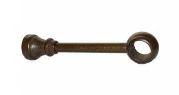 WSPORNIK KARNISZA DREWNIANY 28mm wenge pojedynczy