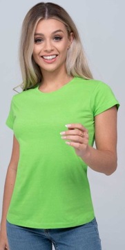 Wygodna koszulka damska Comfort 100% bawełna Cert. dużo kolorów M granat