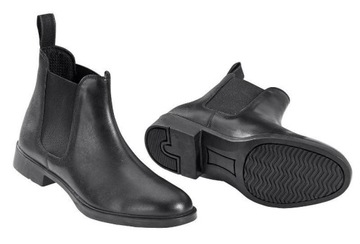 B Buty Sztyblety Jeździeckie BUSSE CLASSIC Skóra Czarne rozmiar 35 + GRATIS