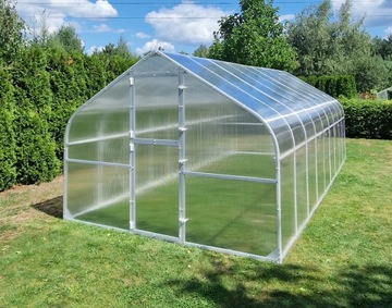 ТЕПЛИЦА ИЗ ПОЛИКАРБОНАТА ТОННЕЛЬ 12М2 300Х400 ПТФ ПОЛЬША